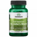 Swanson St. John's Wort (Sunatoare), 375mg - 60 Capsule (Tulburari dispozitie, stres, nervozitate)